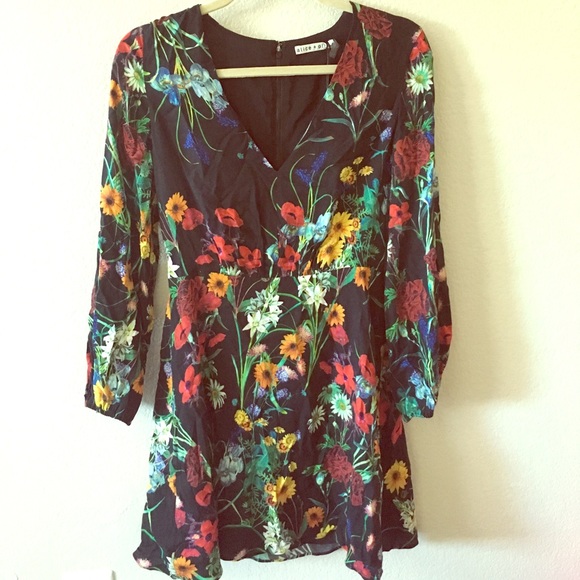 Alice and Olivia floral dress